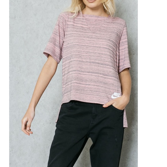 Nike Tops - Nike Pink Space Dye Knit Top